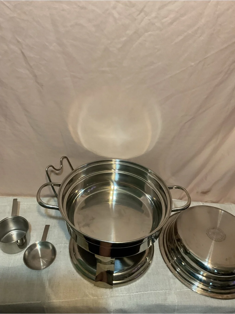 round stainless steel chafing dish buffet set